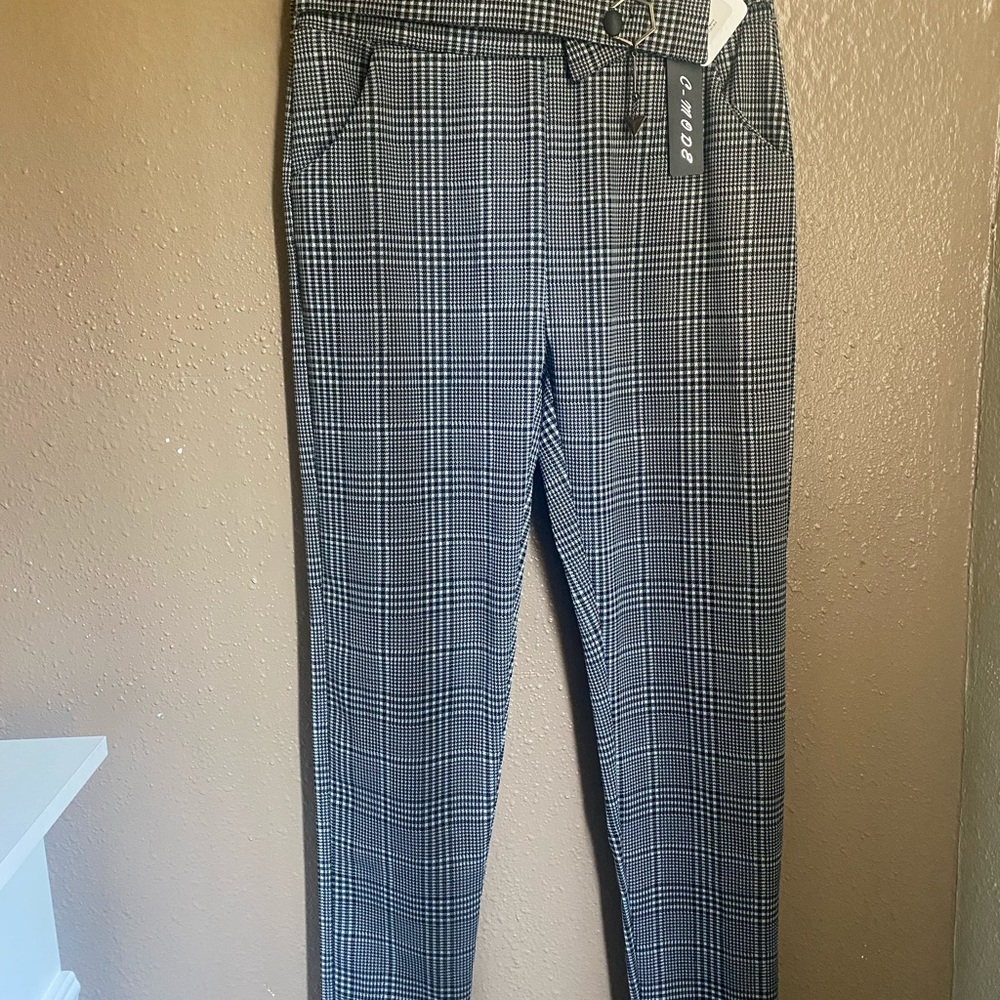 Black and white pants